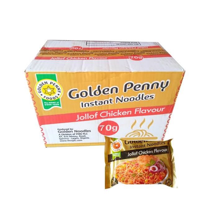 Golden Penny Jollof Chicken Noodles- 1 carton